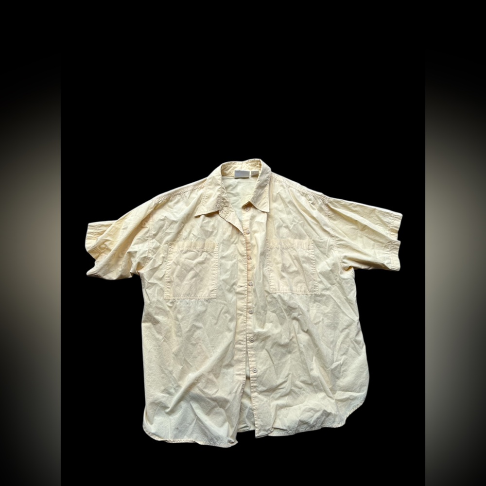 ✨Venezia Yellow cotton button-up shirt✨